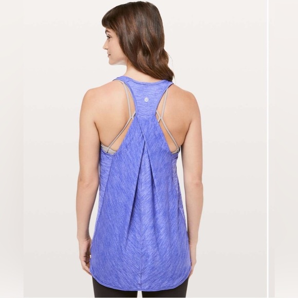 lululemon athletica Tops - Lululemon Essential Tank | Heathered Lazurite | Size 4
